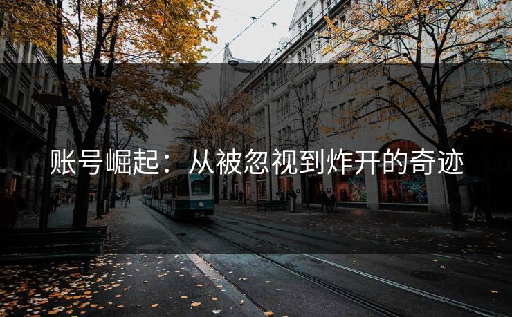 账号崛起：从被忽视到炸开的奇迹